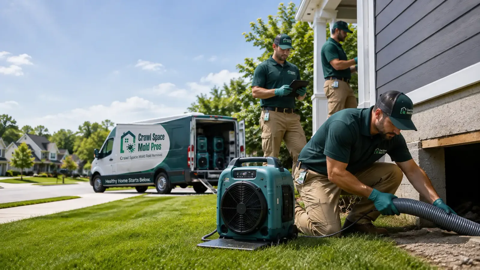 Crawl Space Mold Removal in Leslie, MO